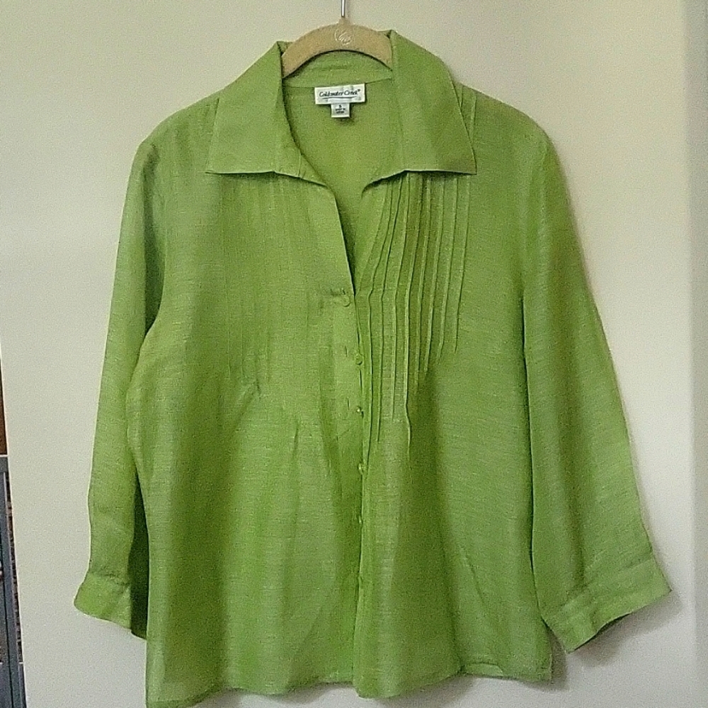 COLDWATER CREEK  LINEN SHIRT